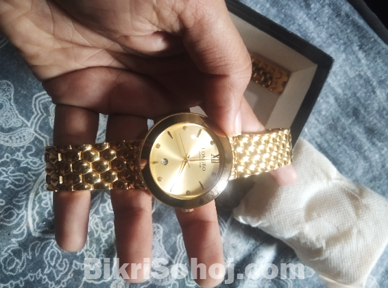 Longbo Golden Watch